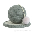 eco-friendly ball shape sisal durable cat toys